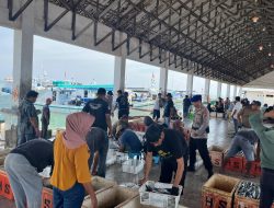 Satpolairud Polres Bone Pantau Aktivitas Masyarakat di PPI, Pastikan Kamtibmas Kondusif