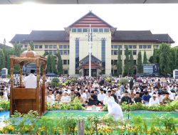 Sholat Idul Fitri 1447 H di Mapolda Sulsel, Wujud Kebersamaan Polri dan Masyarakat