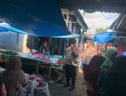 Polsek Cina Laksanakan Patroli dan Pengamanan di Pasar Tradisional Arasoe