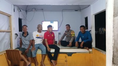 Perkuat Keamanan Swakarsa, Aiptu Arwin Kunjungi Pos Satkamling Laccokkong