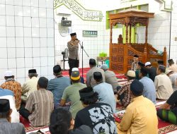Perdana Menjabat, AKP Muhlis Sampaikan Himbauan Kamtibmas di Masjid Ibadurahman Apala