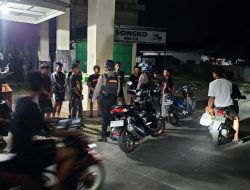 Respon Cepat Aduan Warga, Patroli Presisi Polres Bone Bubarkan Lomba Lari Malam Hari di Bajoe
