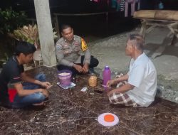 Sambang Desa, Bhabinkamtibmas ini Jaga Kamtibmas dan Pererat Silaturahmi
