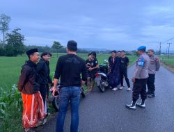 Polsek Cina Laksanakan Patroli Subuh, Antisipasi Balap Liar