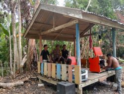 Bhabinkamtibmas Polsek Mare Laksanakan Sambang Pos Kamling, Tingkatkan Keamanan Jelang Idulfitri