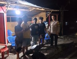 Bhabinkamtibmas Macege Perkuat Satkamling, Warga Diajak Berperan Aktif Jaga Lingkungan Tetap Aman