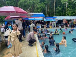 Personel Polsek Barebbo Pantau Aktivitas Wisatawan di Hari Keempat Pasca Idul Fitri