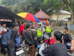 Patroli Ops Ketupat, Satlantas Polres Bone Sasar Tempat Wisata Imbau Pengunjung