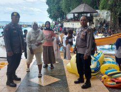 Polsek Tanete Riattang Pastikan Keamanan Pengunjung di Objek Wisata Tanjung Pallette