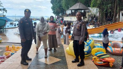 Polsek Tanete Riattang Pastikan Keamanan Pengunjung di Objek Wisata Tanjung Pallette