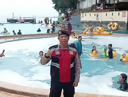 Wujudkan Liburan Aman, Polisi Lakukan Pengamanan di Wisata Tanjung Pallette