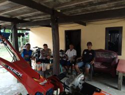 Rutinitas Sambang Terus Berjalan, Aiptu Aras Patarai Dekatkan Diri dengan Masyarakat