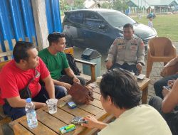 Laksanakan Kegiatan Sambang, Brigpol Maman Berdialog Persoalan Kamtibmas dengan Warga