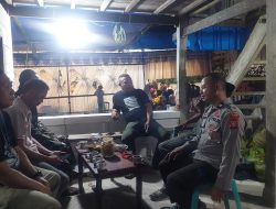 Personil Polsek Awangpone Pengamanan Pesta Pernikahan di Desa Binannya