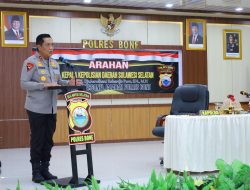 Kapolda Sulsel Kunjungi Polres Bone, Tegaskan Disiplin, Integritas, dan Komitmen Pelayanan kepada Masyarakat