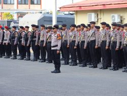 74 Siswa Diktuba Polri Jalani Latja di Polres Bone, Kabag SDM Pastikan Pembinaan Maksimal