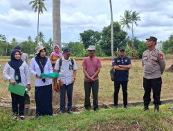 Personil Polsek Tellu Siattinge Mengamankan Kegiatan Konstatering di Desa Mattoanging