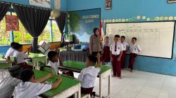 Bhabinkamtibmas Polsek Barebbo Sosialisasikan Anti Bullying di SDN 209 Kajaolaliddong