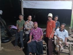 Polsek Patimpeng Sambang Malam Hari untuk Kamtibmas yang Aman