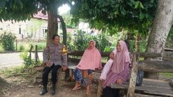 Mempererat Silaturahmi dan Wujudkan Keamanan, Bhabinkamtibmas Polsek Kahu Sambang Warga di desa Binaan
