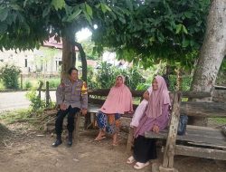 Mempererat Silaturahmi dan Wujudkan Keamanan, Bhabinkamtibmas Polsek Kahu Sambang Warga di desa Binaan