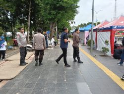 Pengamanan Festival HJB ke-696, Personel Polsek Tanete Riattang Pastikan Kegiatan Berjalan Aman