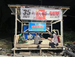 Bhabinkamtibmas Kelurahan Biru Ajak Warga Aktifkan Pos Satkamling Demi Keamanan Lingkungan