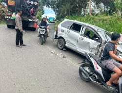 Personel Polsek Lamuru Gerak Cepat Tangani Kecelakaan Lalu Lintas