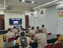 Sat Binmas Polres Bone Ikuti Zoom Anev Bhabinkamtibmas dari Korbinmas Mabes Polri