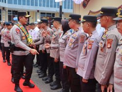 Kapolda Sulsel Berikan Arahan kepada Personel Polres Bone, Kapolsek Lamuru Turut Hadir