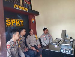 Bhabinkamtibmas Polsek Cenrana Ikuti Zoom Anev Bhabinkamtibmas Dari Korbinmas Mabes Polri