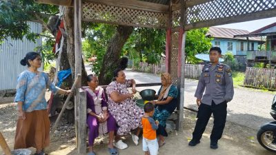Aktif Sambang Wilayah, Aipda Baso Herianto Wujudkan Tanggung Jawab Bhabinkamtibmas di Tengah Masyarakat