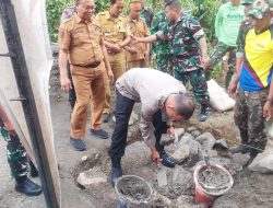 Kapolsek Awangpone Dukung Ground Breaking Jembatan Perintis Garuda Tahap III di Awangpone