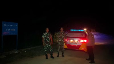 Jaga Situasi Kamtibmas Tetap Kondusif,  Polsek dan Koramil Kahu Lakukan Patroli Bersama