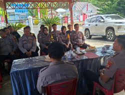 Pertemuan Perdana Kapolsek Tellu Siattinge Iptu Bahar Bersama Personil Polsek Tellu Siattinge