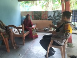 Bhabinkamtibmas Polsek Barebbo Intensifkan Sambang, Imbau Warga Waspada Orang Asing