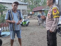 Aipda Syahrir Laksanakan Sambang dan Silaturahmi Kamtibmas di Desa Laburasseng