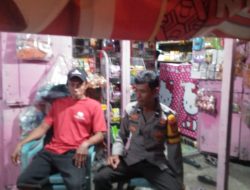 Pastikan Kondusif, Anggota Polsek Salomekko Laksanakan Patroli Malam