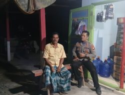 Lebih Dekatkan Diri, Bhabinkamtibmas Sambangi Tomas