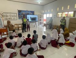 Satlantas Polres Bone Masif Edukasi Siswa SD Keselamatan Berlalu Lintas