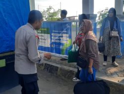 Temui Pengguna Jasa, Polsis Lakukan Pengamanan dan Pelayanan Saat Keberangkatan Kapal