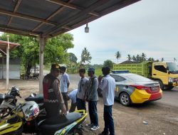 Kanit Samapta Tegur Pelajar Tak Pakai Helm, Tekankan Pentingnya Keselamatan Berlalu Lintas