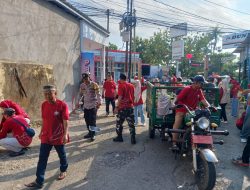 Meriahkan HUT ke-40 Makassar Raya Motor Daihatsu, Warga dan Aparat Gelar Kerja Bakti Bersama di Kelurahan Jeppe’e