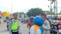 Polantas Menyapa, Satlantas Polres Bone Gelar Sosialisasi Keselamatan Berkendara