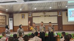 Satlantas Polres Bone Berikan Materi Fungsi Lalu Lintas kepada Siswa Diktuk Bintara Brimob