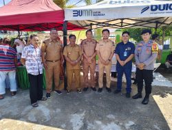 Jaga Ketertiban Masyarakat, Bripka Tenri Lesang Pantau Langsung Pelaksanaan Pasar Murah