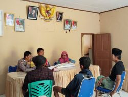 Bhabinkamtibmas Desa Cinnong Fasilitasi Mediasi Sengketa Lahan, Tiga Bersaudara Sepakat Damai