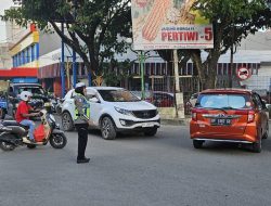 Commander Wish Sore, Satlantas Polres Bone Imbau Pengendara Taat Aturan Lalulintas