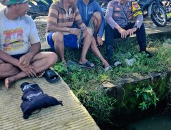 Perkuat Silaturahmi, Bhabinkamtibmas Sapa Petani di Area Persawahan