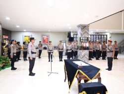 Penyerahan Jabatan Dirreskrimum Polda Sulsel, Kapolda Sampaikan Terima Kasih atas Dukungan dan Kinerja Selama Bertugas